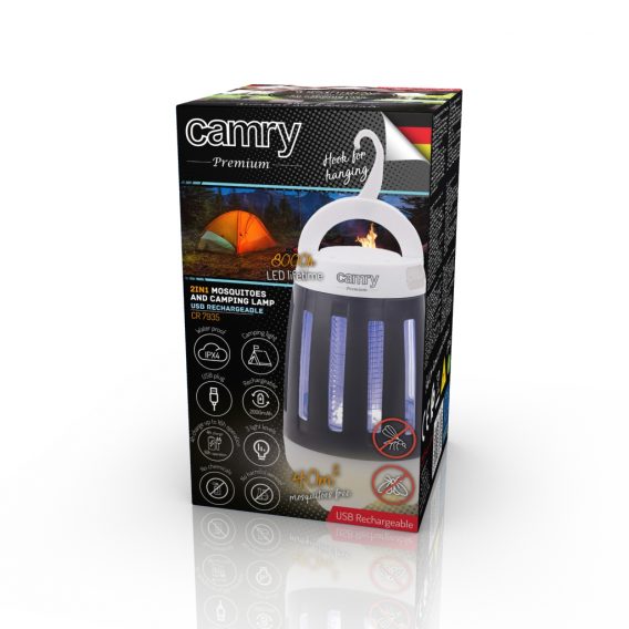 Camry CR7935 - USB  lampa protiv insekata sa LED svetlom - Image 8