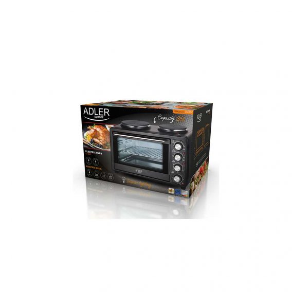 ADLER AD6020 - Mini šporet sa ringlama 36L - Image 2