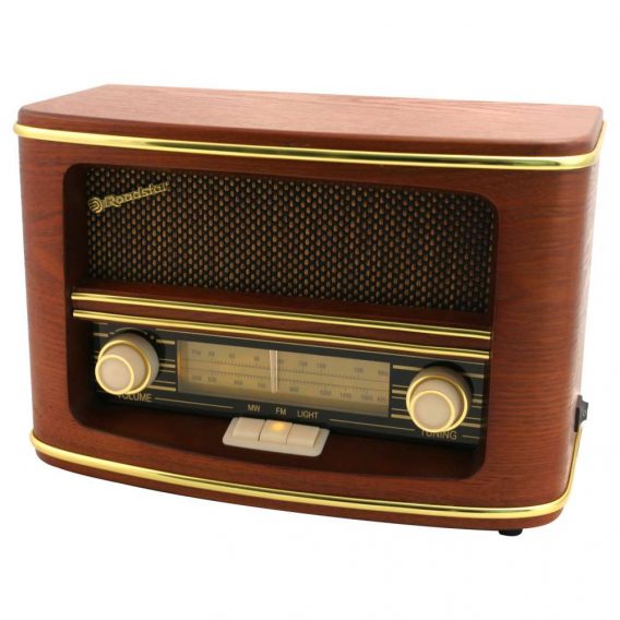 ROADSTAR RSHRA1500 - Retro radio sa drvenim kućištem
