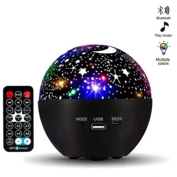 Led mini muzička lopta - Zvezdano nebo