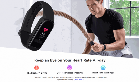 Amazfit Band 5-Pametna narukvica - Image 2