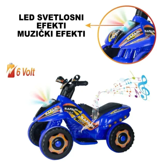 Motor na akumulator Delfino Safari Plavi - Image 8