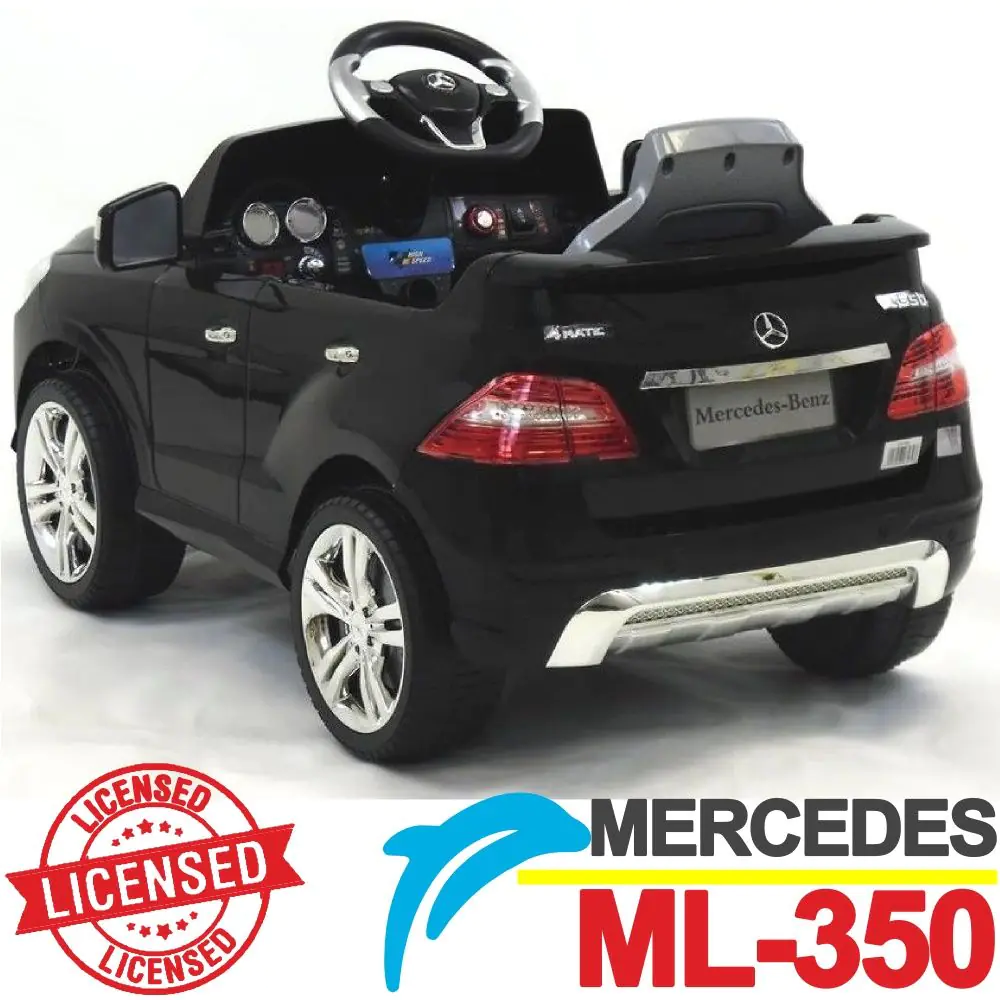 Mercedes ML350 Džip na akumulator Crni - Slika 4