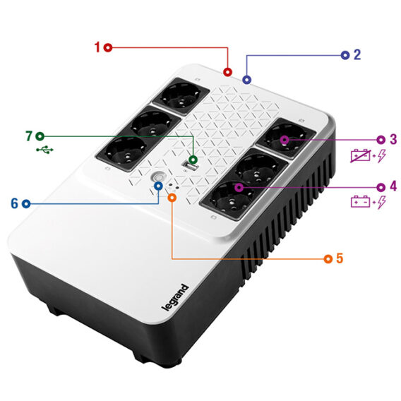 LEGRAND Keor Multiplug 600VA UPS - Image 2