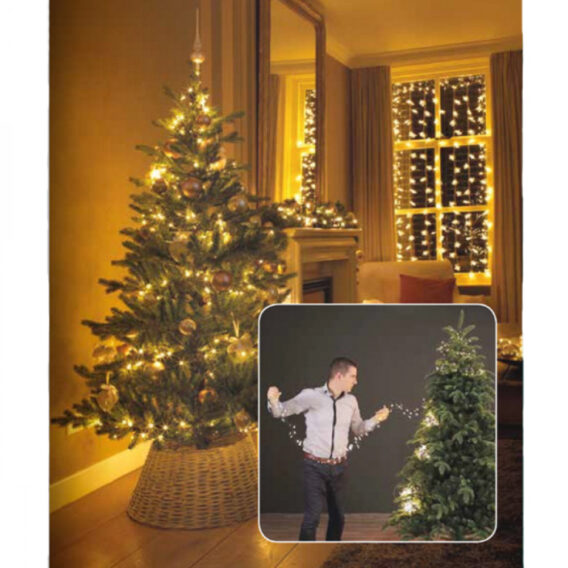 Novogodišnja LED rasveta za jelku 180cm-171L Topla bela Lumineo 1-2 Glow 495466 - Image 2