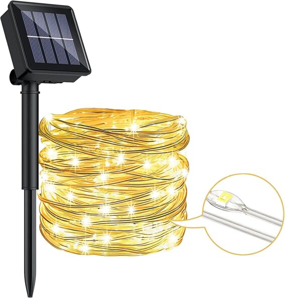 Led Solarne lampice 100 dioda 10m