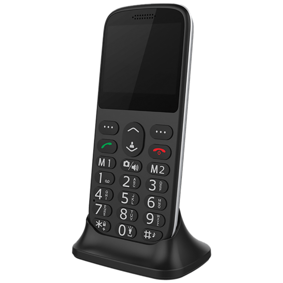 MeanIT Mobilni telefon, 2.31" ekran, SOS taster - SENIOR IV Black