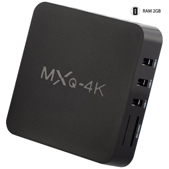 Falcom Prijemnik IPTV, 4K, Quad CPU, RAM 2GB, H.265, Android Box - MXQ-4K 2GB