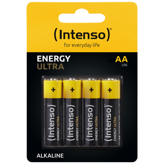 (Intenso) Baterija alkalna, AA LR6/4, 1,5 V, blister 4 kom