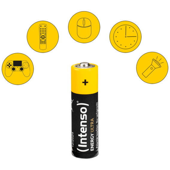 (Intenso) Baterija alkalna, AA LR6/4, 1,5 V, blister 4 kom - Image 2