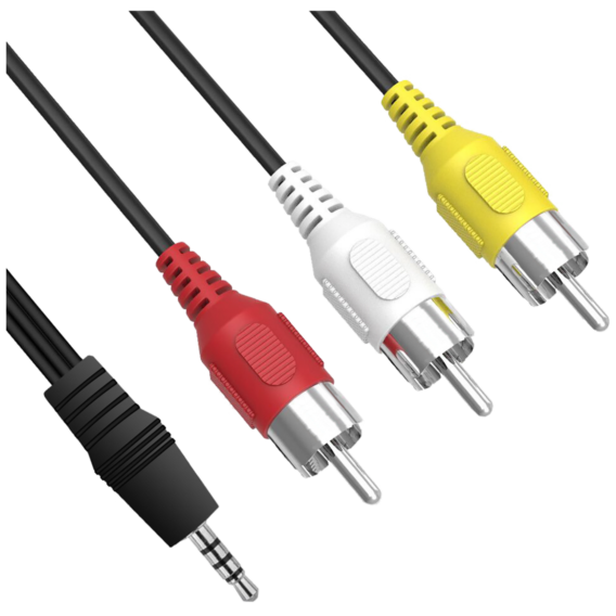 REDLINE Mini AV 3.5 mm na RCA kabel, dužina 1.2 met - C-AV120