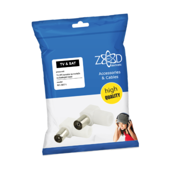 ZED electronic RF utikač + RF utičnica plastična - RF-SET1