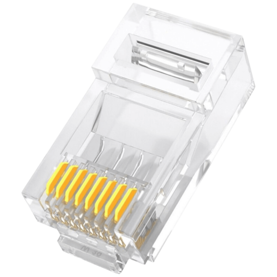 Gembird Mrežni konektor 8P8C, modularni, 100 kom. pakovanje - PLUG3UP6/100
