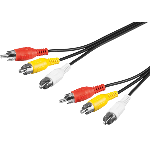 ZED electronic Činč kabel 1.5 met., 3 x RCA - AVK/1,5 - Image 2