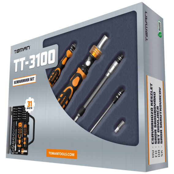Toman Set alata, za precizne popravke,  31 kom - TT-3100 - Image 2