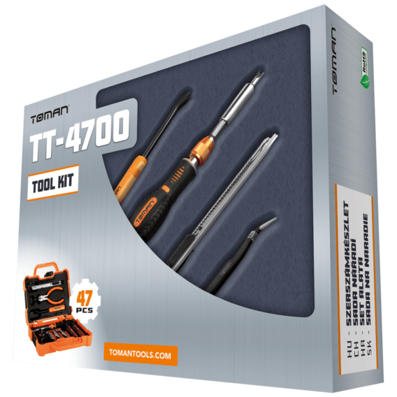 Toman Set alata, mobilni montažni komplet, 47 kom. - TT-4700 - Image 2