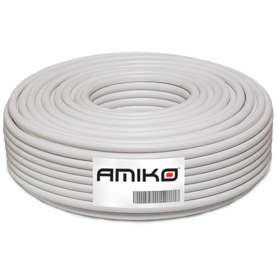 Amiko Koaksijalni kabel RG-6, BC, 100dB, 100 met. - RG6-BC/100db - 100m