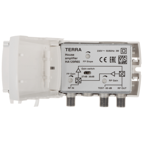 Terra Electronic Pojačavač CATV,  47- 862 MHz, 27/36 dB - HA129R65