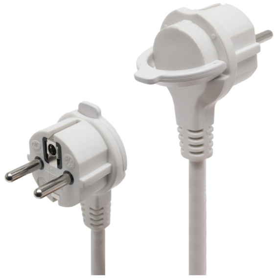 home Produžni kabel, 4 utičnice, 3 x 1,5 mm2, 5 met., beli - NV 04TK-5/WH/1.5 - Image 2