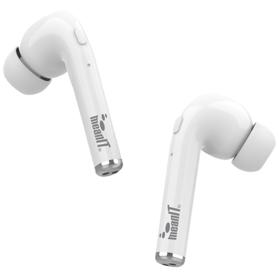 MeanIT Bežične stereo slušalice, Bluetooth v5.0, bele - TWS B50 - Image 2