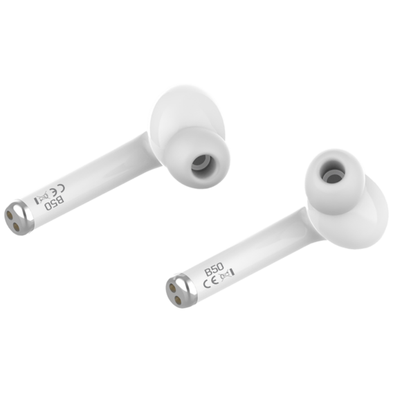 MeanIT Bežične stereo slušalice, Bluetooth v5.0, bele - TWS B50 - Image 4