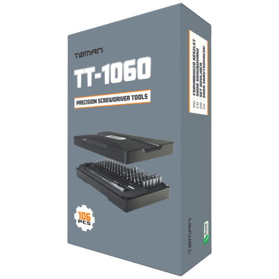 Toman Set alata, precizni odvijači, 106 kom - TT-1060 - Image 2
