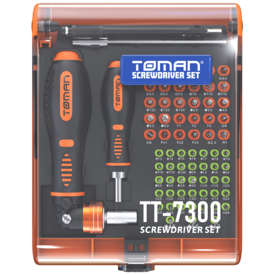 Toman Set alata, precizni odvijači, 73 kom - TT-7300 - Image 4