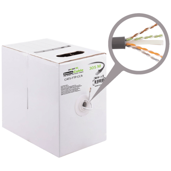Connect XL Mrežni FTP kabl, CAT5e - CAT5-FTP-CCA