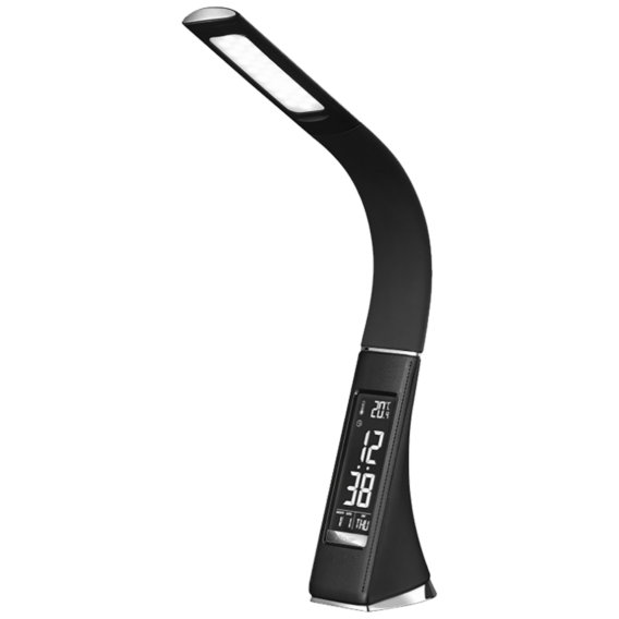 MeanIT Lampa, LED, stona sa satom, alarmom i termometrom - L5