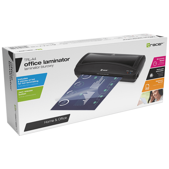 Tracer Laminator / Plastifikator A4, Home&Office - LAMINATOR TRL-A4 - Image 2