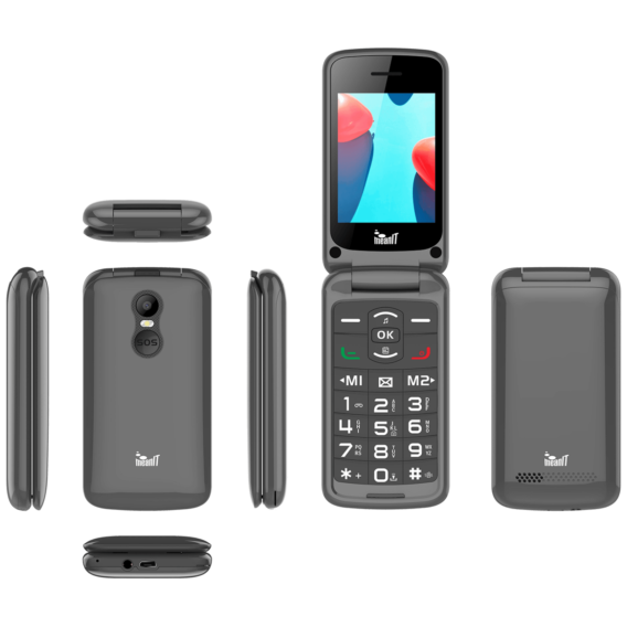 MeanIT Telefon mobilni, 2.8" ekran, SOS dugme - SENIOR FLIP XL - Image 5
