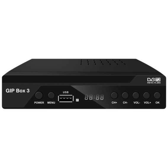 Golden Interstar Prijemnik zemaljski, DVB-T2, H.265, HDMI, SCART - GIP Box 3