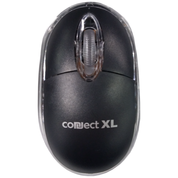 Connect XL Miš optički, 800dpi, USB, crna boja - CXL-M100BK - Image 4