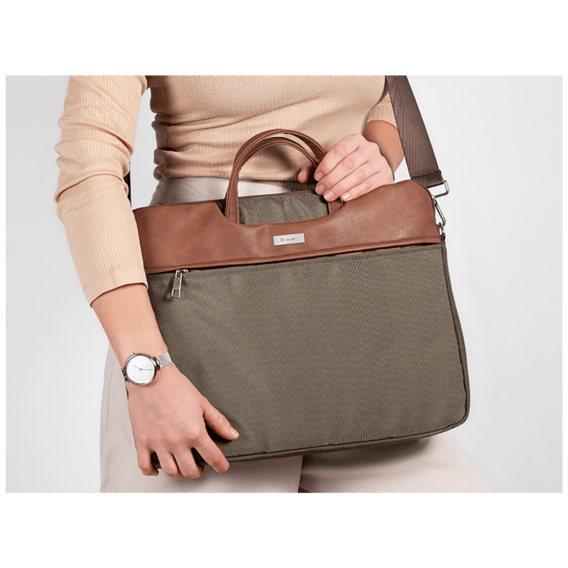 Tracer Torba za laptop 15,6", kožna, Green PU - NOTEBOOK BAG - GREEN PU - Image 5