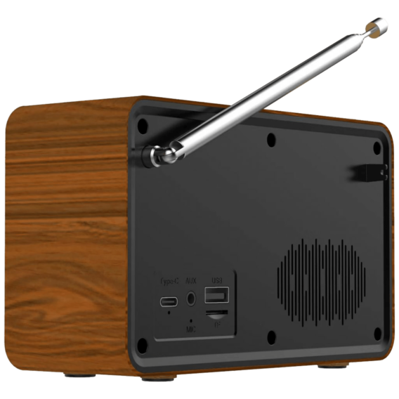 MeanIT Bežični zvučnik,  Radio Alarm Sat, Bluetooth, 5W - B4 - Image 3