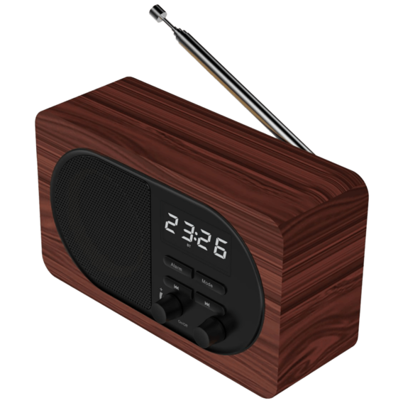 MeanIT Bežični zvučnik,  Radio Alarm Sat, Bluetooth, 5W - B4 - Image 4