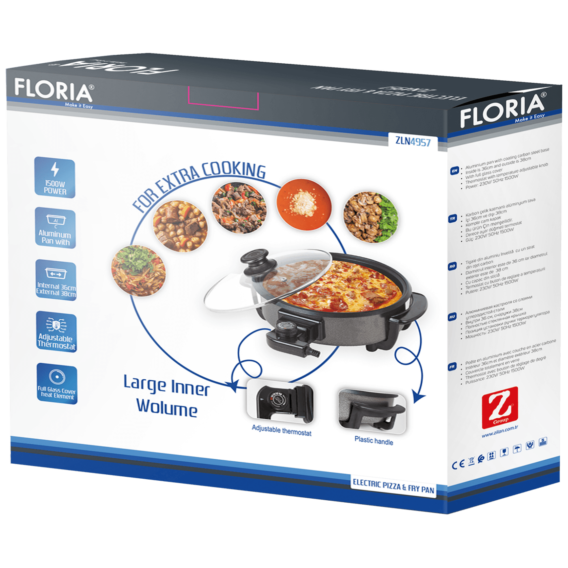 Floria Pizza pekač, prečnik 36 cm / 38 cm, 1500 W - ZLN4957 - Image 2