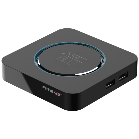 Amiko Prijenik IPTV, Android OS, 2/16GB, 4K, 2.4/5 GHz WiFi - A9Z Blue