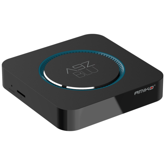 Amiko Prijenik IPTV, Android OS, 2/16GB, 4K, 2.4/5 GHz WiFi - A9Z Blue - Image 2