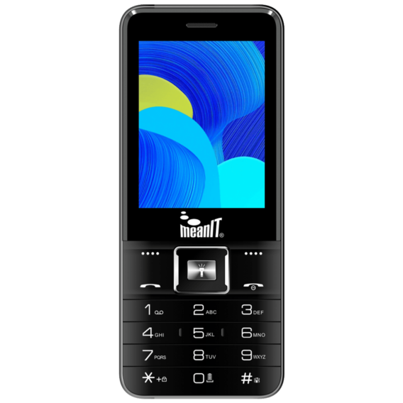 MeanIT Mobilni telefon, 2.8"" ekran, Dual SIM, BT, FM radio, crna - F2 Max Black