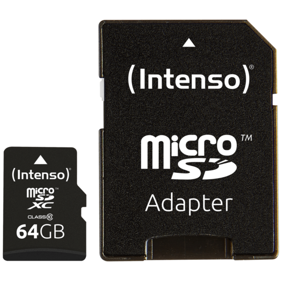 (Intenso) Micro SD Kartica 64GB Class 10 sa adapterom - SDXCmicro+ad-64GB/Class10 - Image 2