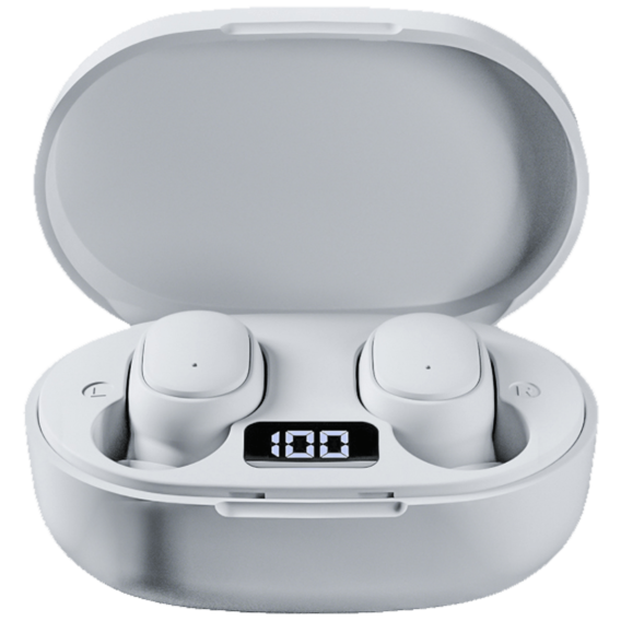 MeanIT Bežične stereo slušalice, Bluetooth v5.1, bele - TWS B60 White
