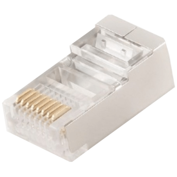 Gembird Mrežni konektor 8P8C, modularni, oklopljeni, 100 kom. pak - PLUG5SP/100