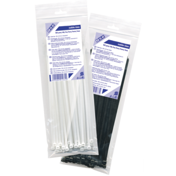 USE Plastične vezice 4,8mm x 300mm, pakovanje 25 kom. crna - CT 300/4,8B
