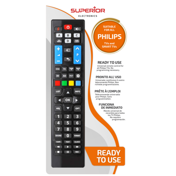 Superior Daljinski upravljač za Philips TV prijemnike - RC PHILIPS TV - Image 2