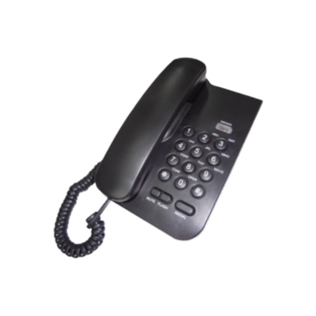 MeanIT Telefon analogni, stoni, crni - ST100 Black