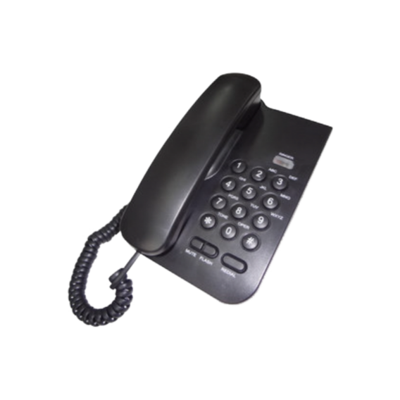 MeanIT Telefon analogni, stoni, crni - ST100 Black