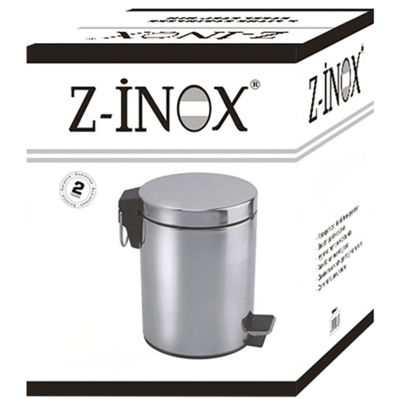 Zilan Kanta za smeće sa pedalom, 7 l, INOX - ZLN6898 - Image 2
