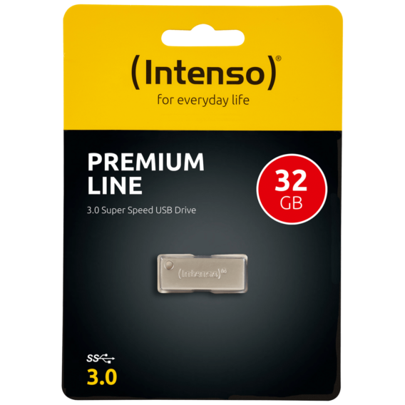 (Intenso) USB Flash 32GB Hi-Speed USB 3.0 up to 100MB/s, Premium Line - USB3.0-32GB/Premium Line
