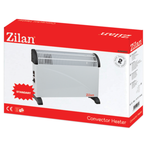 Zilan Konvektorska grejalica, 2000 W - ZLN6843/BK - Image 2